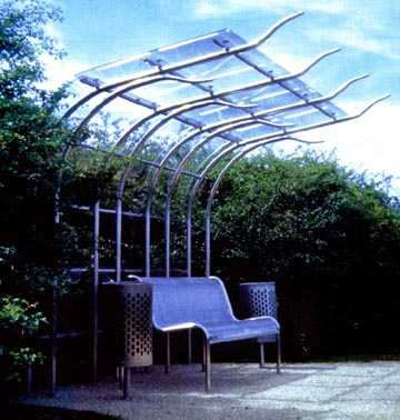 Stainless steel and polycarbonate shelters