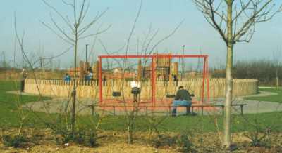 Rear of play area.