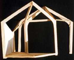 Fith scale timber sketch model