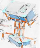 Initial sketch of proposed instalation.